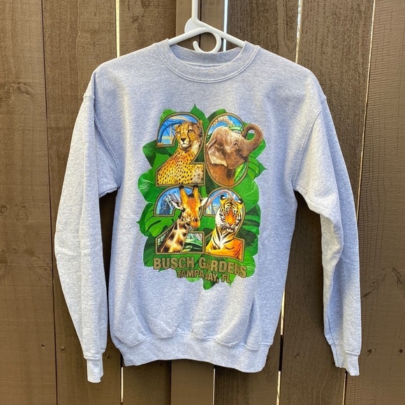 🌸Youth Busch Gardens 2022 sweatshirt size XL - Picture 1 of 9